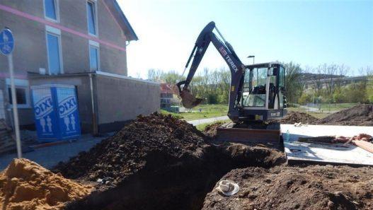 Schwerer Unfall auf einer Baustelle in Rheinland-Pfalz am Mittwoch (18. April 2018). Foto: Polizei Bad Neuenahr-Ahrweiler