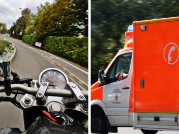 18-jährige Motorradfahrerin im Krankenhaus - Crash mit Auto verletzte sie schwer