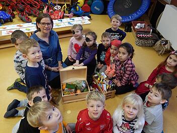 Im Kinderhaus Oberthulba ging es um Ernährung.  Foto: Tanja Iff