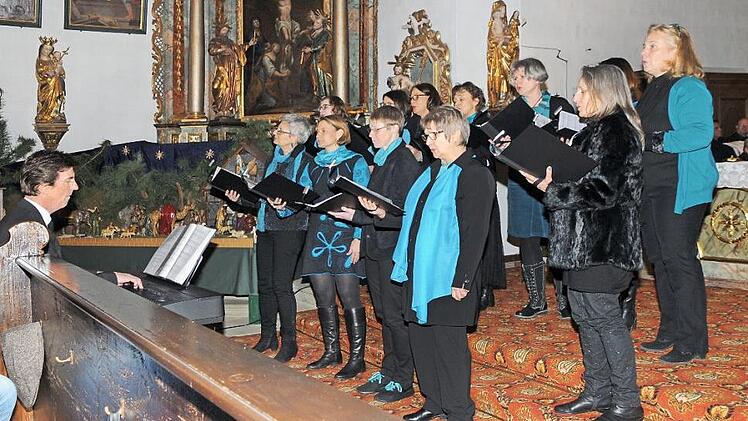 Der Chor "Ton-Art" bei seinem Auftritt in der Dormitzer Pfarrkirche.  Foto: Karl Heinz Wirth