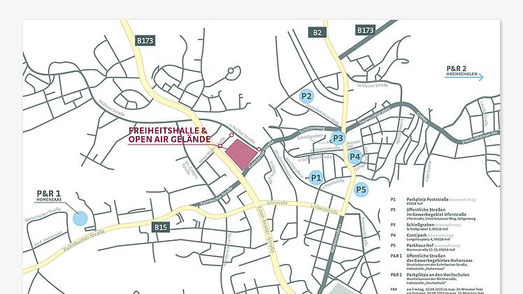 Hof: Stadt gibt Hinweise zu Zugang, Sicherheit und Sperrung