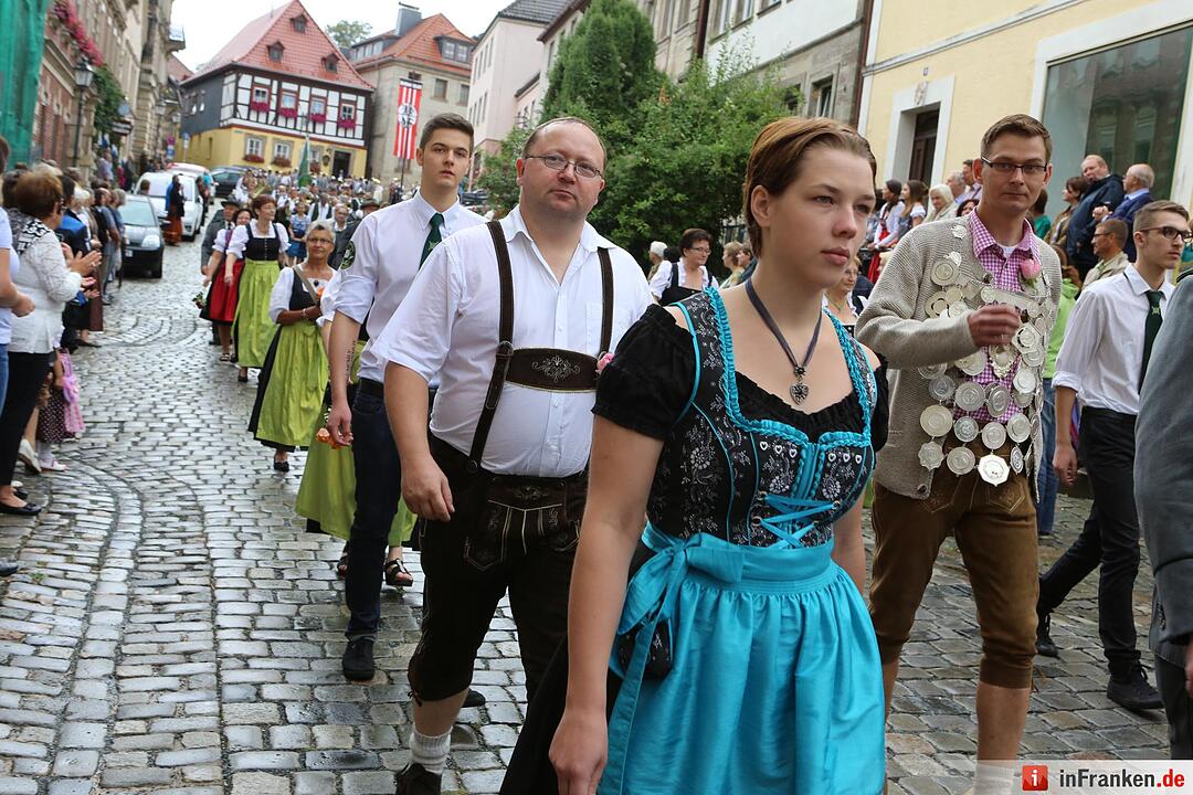 Kronacher Freischießen: Schützenauszug
