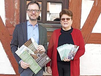 Gerald Fink und Gudrun Eigler stellten das Programm vor. Foto: R. Sänger