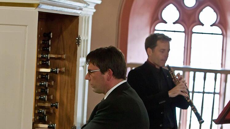 Markus Heunisch (Orgel) und Bernhard ForsterFoto: Jochen Berger