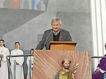 Siegbert Holzheimer bei seiner Verabschiedung im vergangenen Jahr.