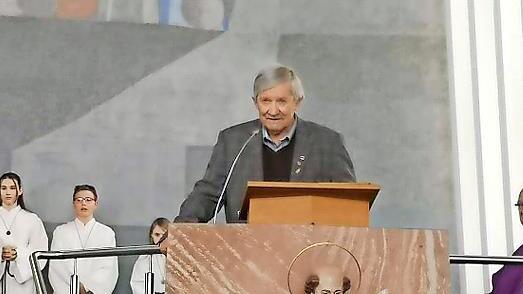 Siegbert Holzheimer bei seiner Verabschiedung im vergangenen Jahr.