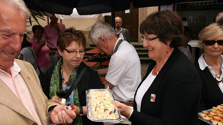 Empfang der Delegation Vernon (Frankreich) zum Rakoczy-Fest 2012