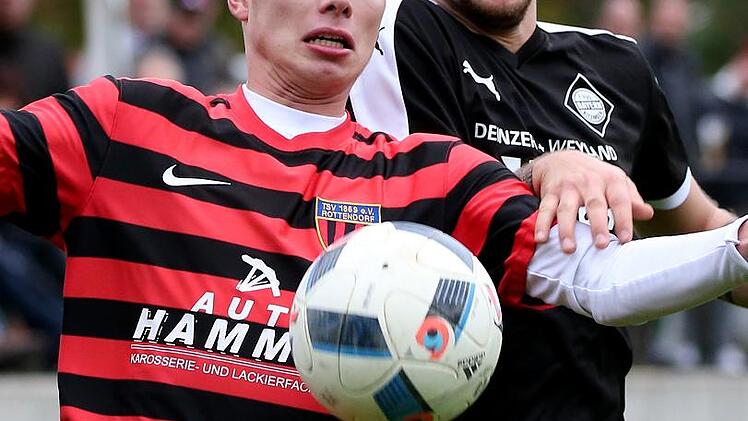 Fußball, Bezirksliga, TSV Rottendorf - FVgg Bayern Kitzingen