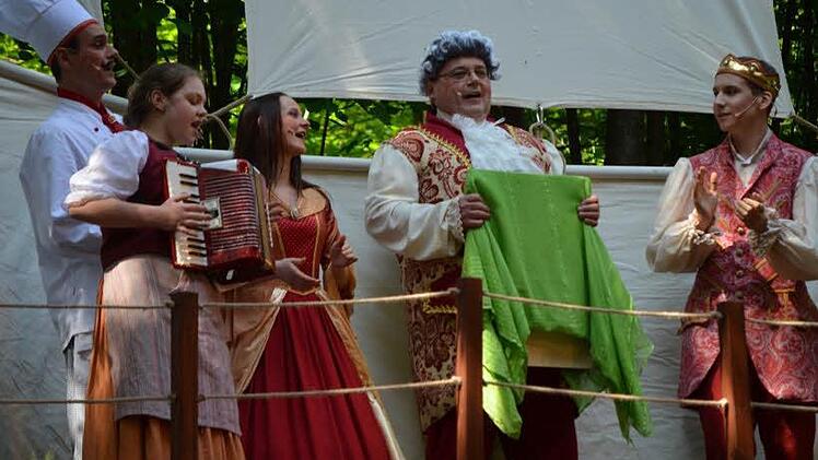 Aufführung der "Kleinen Meerjungfrau" auf der Waldbühne in Heldritt. Foto: Gabi Bertram