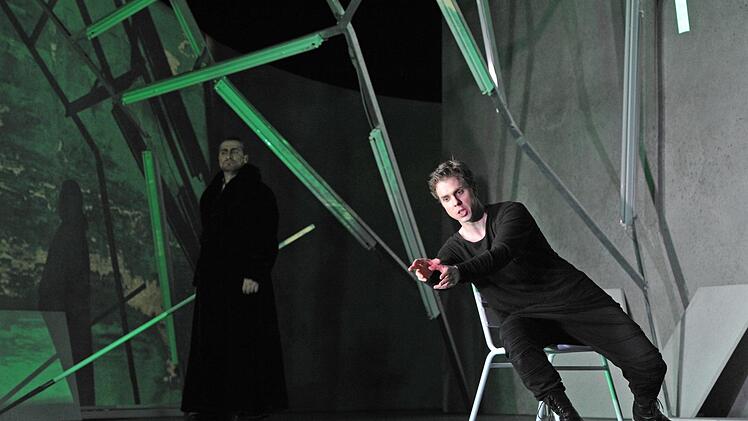 Richard Wagners "Parsifal" feierte Premiere am Landestheater Coburg. Szene aus der Neuinszenierung von Jakob Peters-MesserFoto: Andrea Kremper