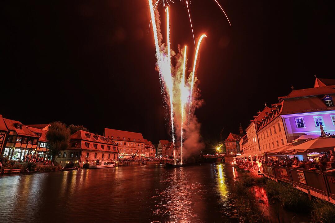 Sandkerwa 2019: das Abschlussfeuerwerk