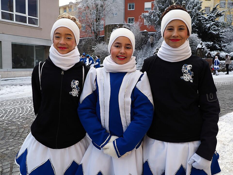 Eine der ersten Faschingsumzüge in der Region