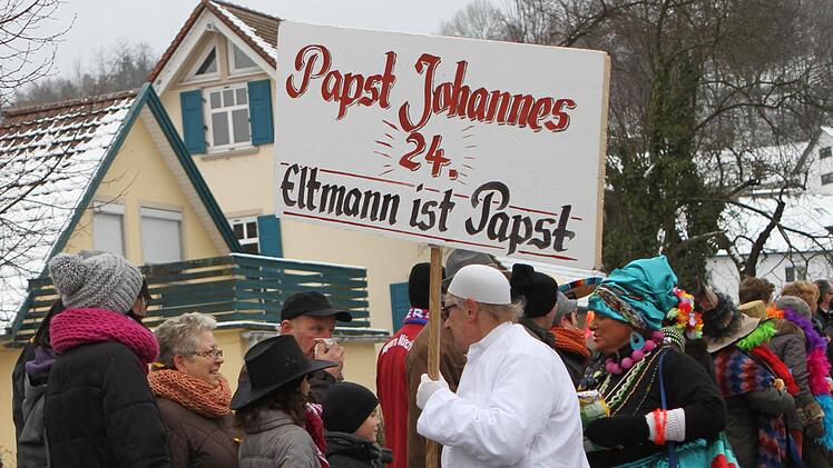 Eltmann ist Papst! Für die Eltmanner ganz klar.