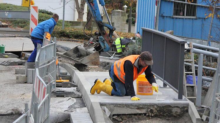 Blick auf die Baustelle in Hummendorf Foto: Friedwald Schedel