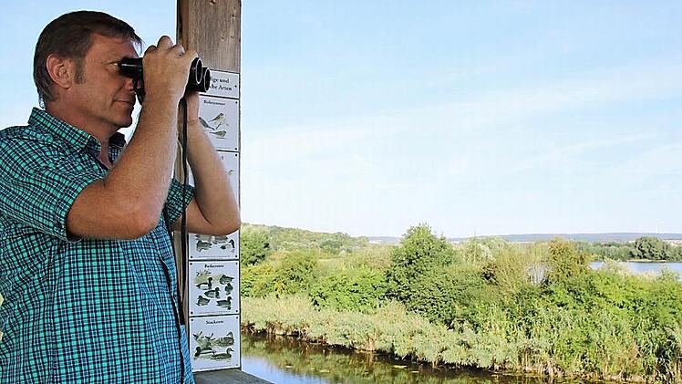Dietmar Will verbringt jede freie Minute in der Mainaue zwischen Haßfurt und Knetzgau. Foto: Lisa Kieslinger