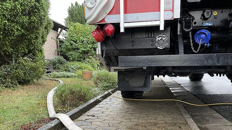 Unwetter in Mittelfranken