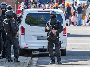 Polizeieinsatz in Moers