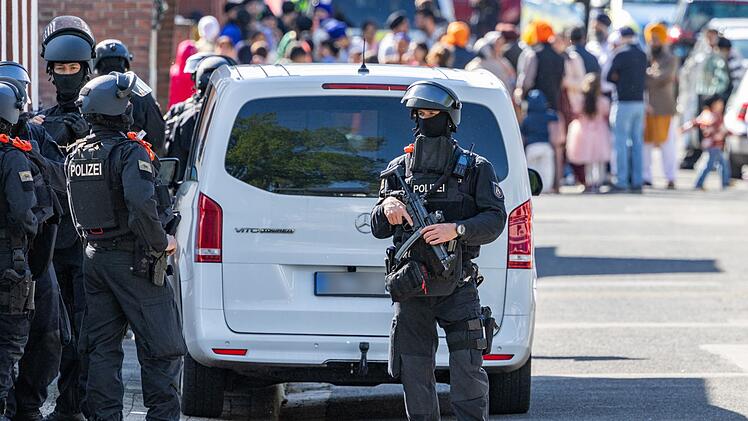 Polizeieinsatz in Moers