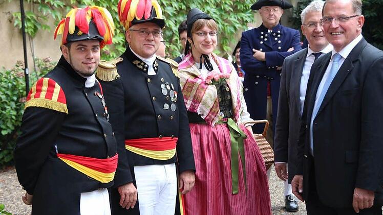 Kulturempfang des Bezirks Unterfranken auf Schloss Aschach. Foto: Dieter Britz