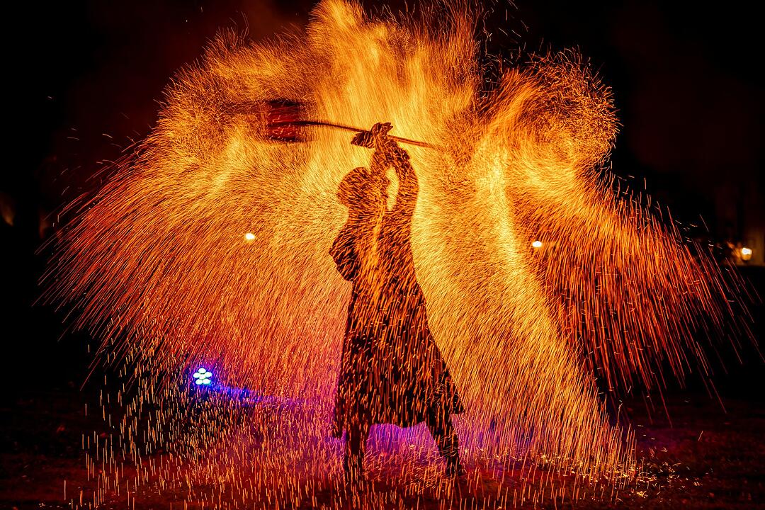 Gärten des Schlosses von Versailles - Vor dem Feuerwerk