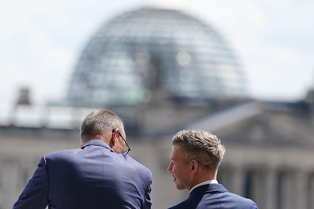 Ungarns Ministerpr&auml;sident Magyar in Berlin