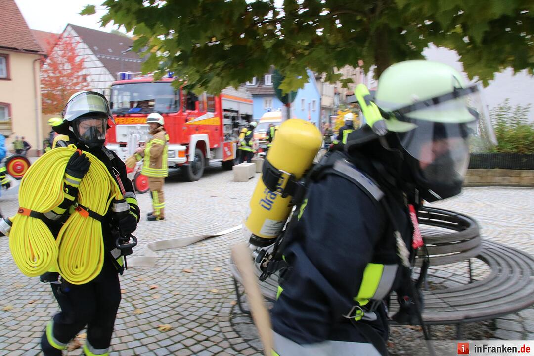 Feuerwehr Hollfeld Großübung
