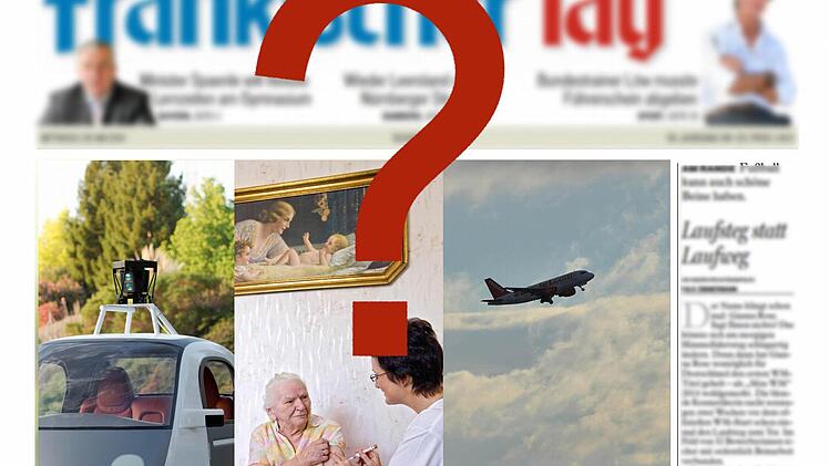 Fotos: Google/epd/dpa. Montage: Johannes Görz