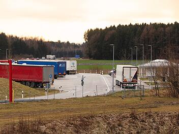 Autobahn, Parkplatz, Rastplatz