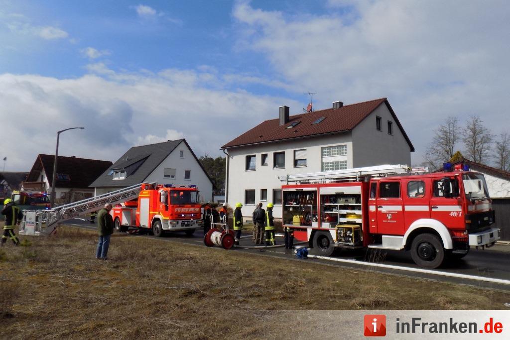 Zimmerbrand in Wellerstadt