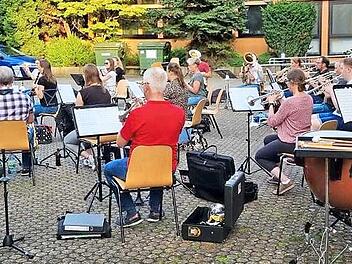Die Ebensfelder Musiker proben ab sofort wieder regelmäßig.