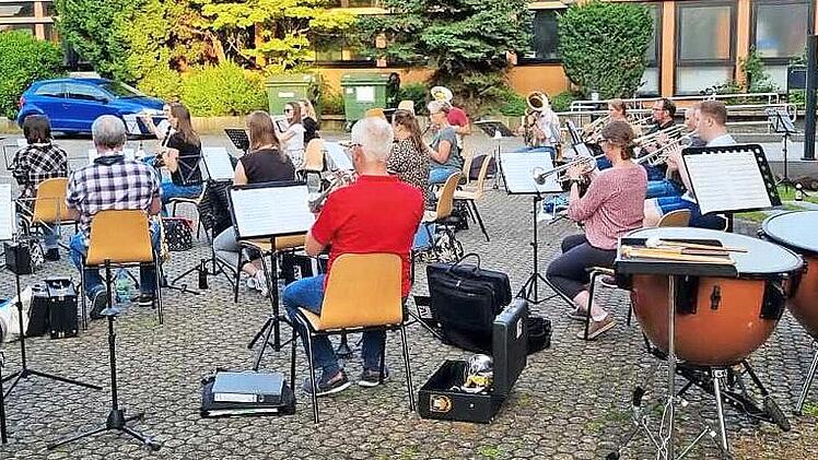 Die Ebensfelder Musiker proben ab sofort wieder regelmäßig.
