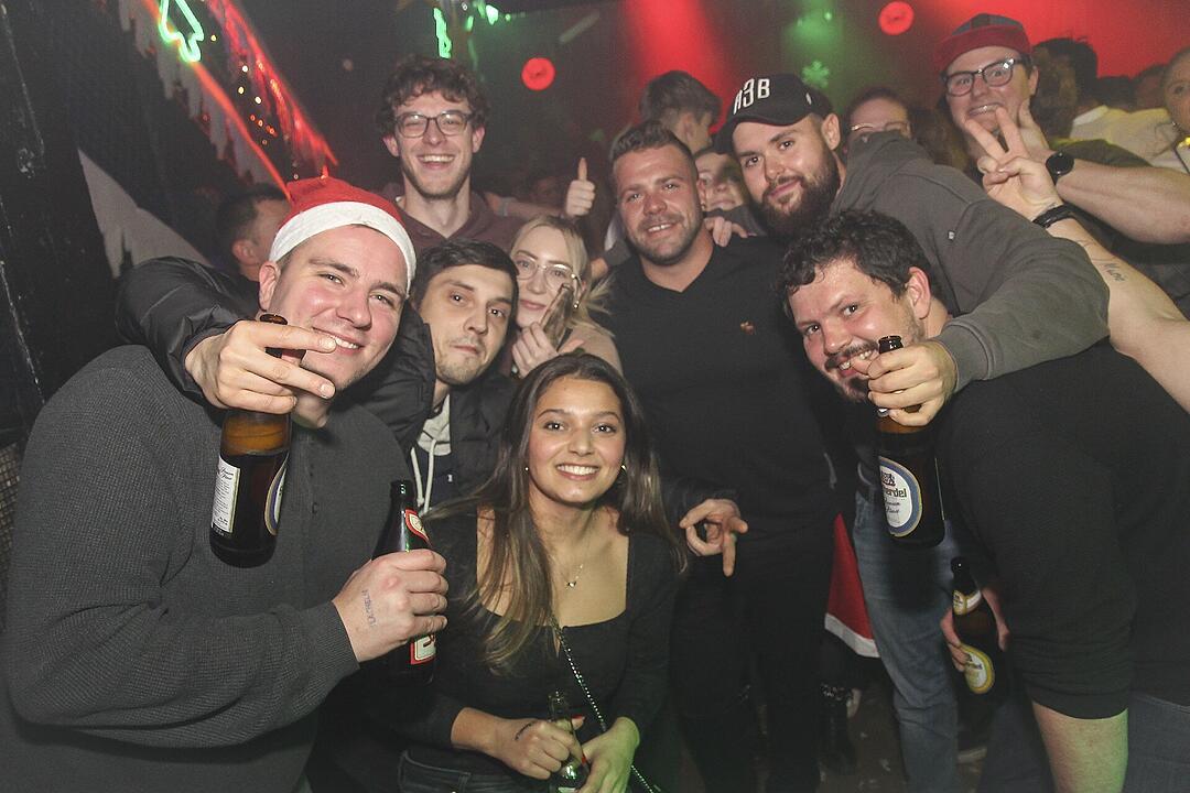 Partystimmung an Heiligabend