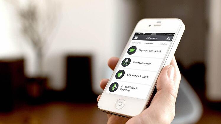 So schaut die App auf einem iPhone aus. Alle Fotos: Blinkist