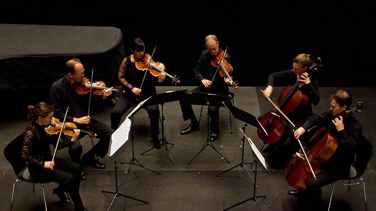 Ein Streichsextett aus Mitgliedern der Bamberger Symphoniker beeindruckte beim Gastspiel in Coburg. Foto: Jochen Berger