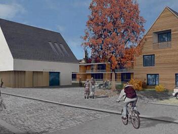 Das geplante Bürgerhaus Entwurf: Schmitt-Vogels Architekten
