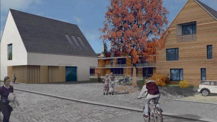 Das geplante Bürgerhaus Entwurf: Schmitt-Vogels Architekten