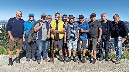 Kernige Burschen: Die Mitglieder der &bdquo;Alten Schule&ldquo; erkundeten die &ouml;sterreichischen Alpen.