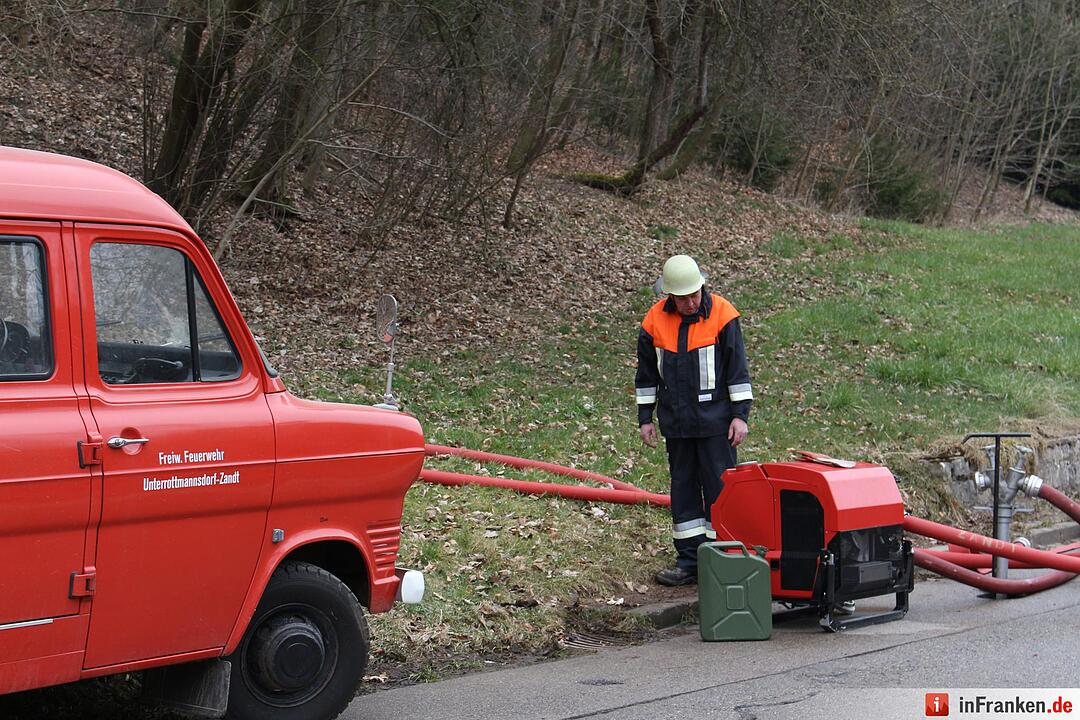 Dachstuhlvollbrand in Zandt bei Lichtenau