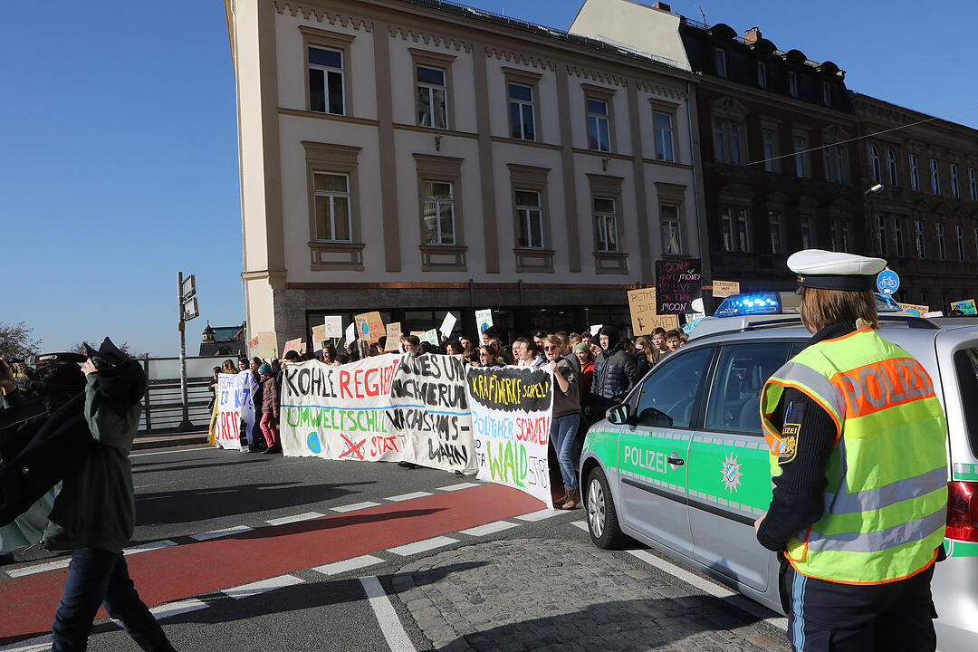 Bamberg; Demo Klima; Foto: Barbara Herbst