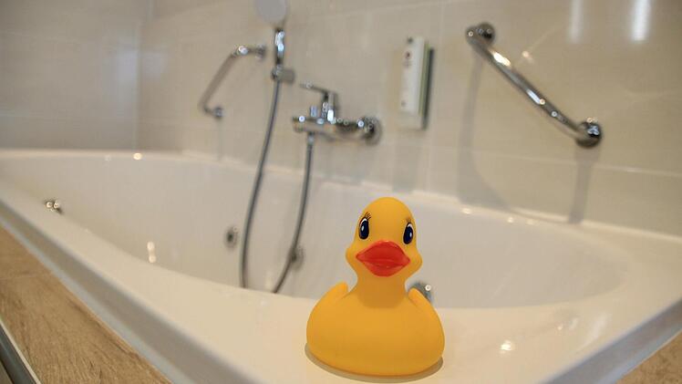 Ente Agathe ist übrigens in allen Zimmern des Kurhotels mit dabei.