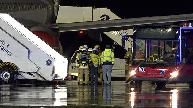 Au&szlig;erplanm&auml;&szlig;ige Landung am Flughafen N&uuml;rnberg - Airline &auml;u&szlig;ert sich