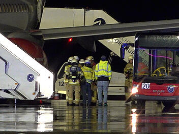 Au&szlig;erplanm&auml;&szlig;ige Landung am Flughafen N&uuml;rnberg - Airline &auml;u&szlig;ert sich