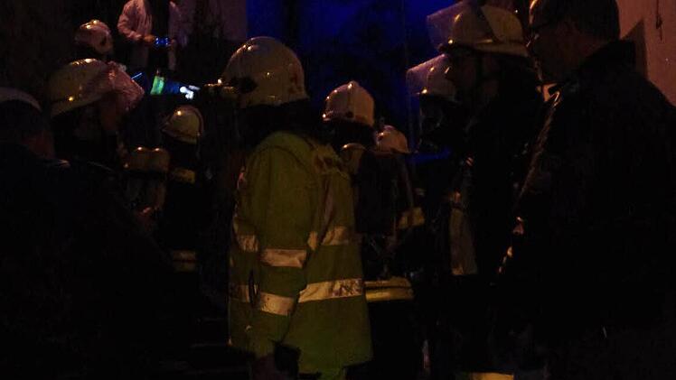 Brand in Friesen. Foto: Marco Meißner