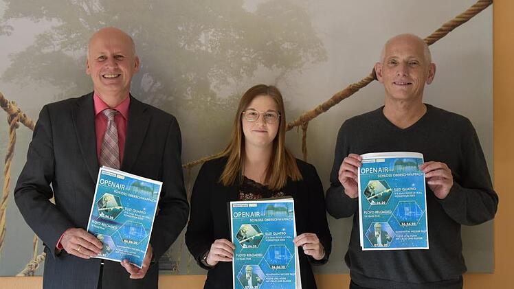 Sie stellten die neue Konzertreihe vor (von links): Bürgermeister Stefan Paulus, die Kulturbeauftragte der Gemeinde Knetzgau, Marina Höhn, und der Bamberger Veranstalter Wolfgang Heyder.