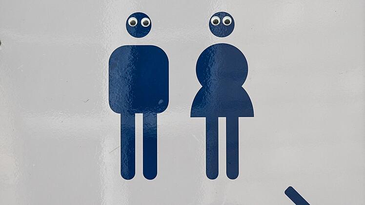 Toilettenschild