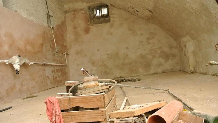 Blick in den Gewölbekeller