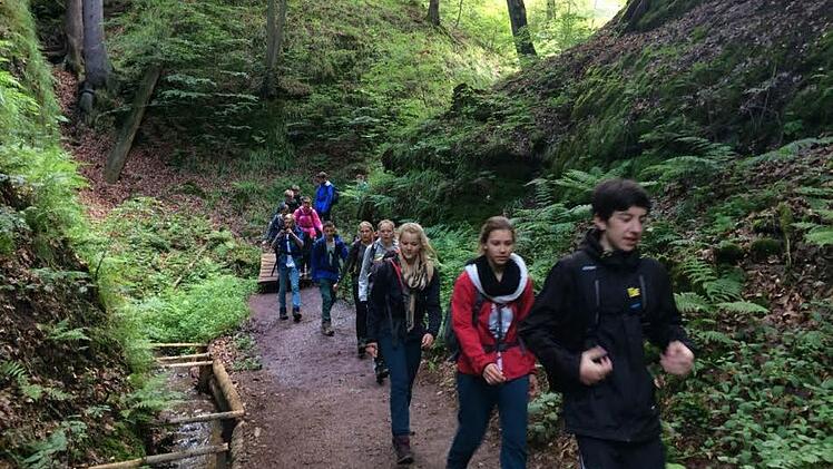 Durch die "Drachenschlucht"