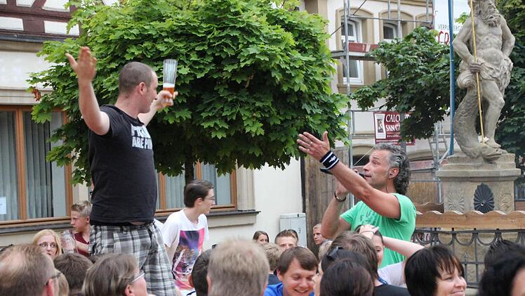 ... die Stimmung aber beibehalten werden.