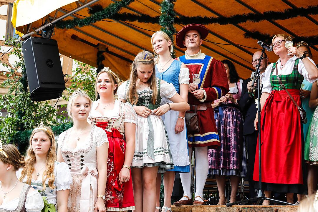 Weinfest-Eröffnung in Zeil am Main