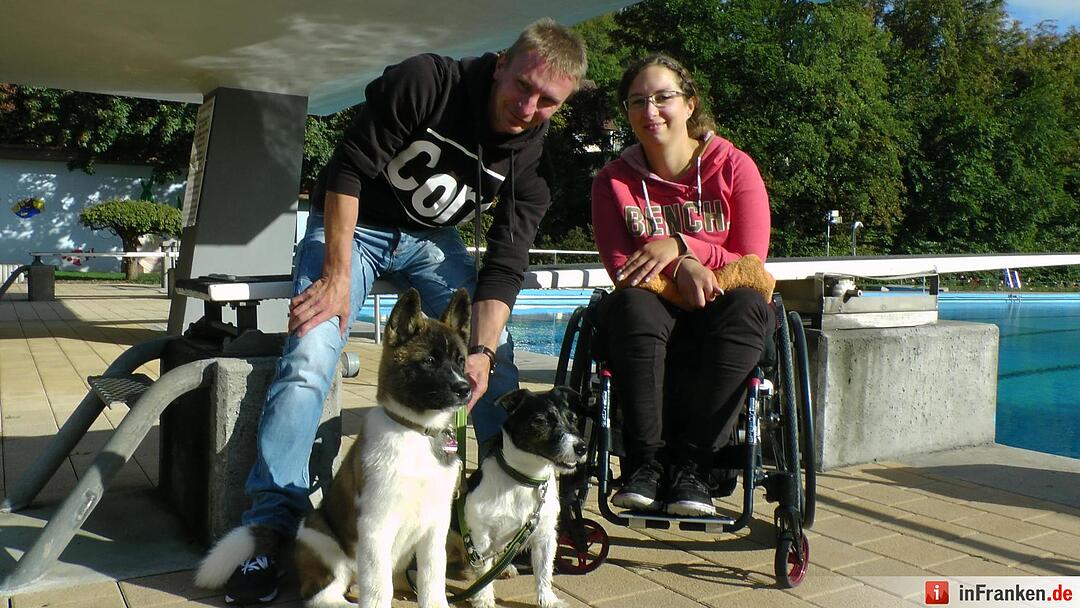 Hundebadetag im Freibad Eltmann